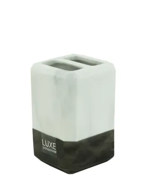 014259,  Luxe Collection, Vittoria- Toothbrush Holder- White