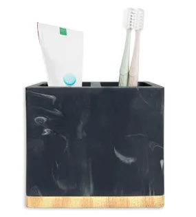 014372, Luxe Collection, Montage- Toothbrush Holder- Black