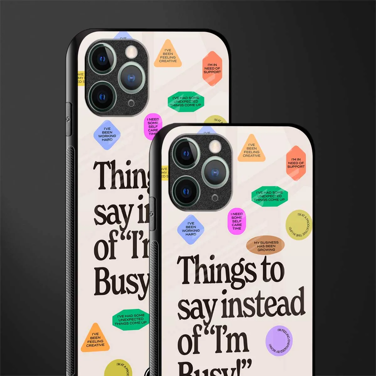 10 Things To Say Phone Case for IPhone 11 Pro Max | Glass Case