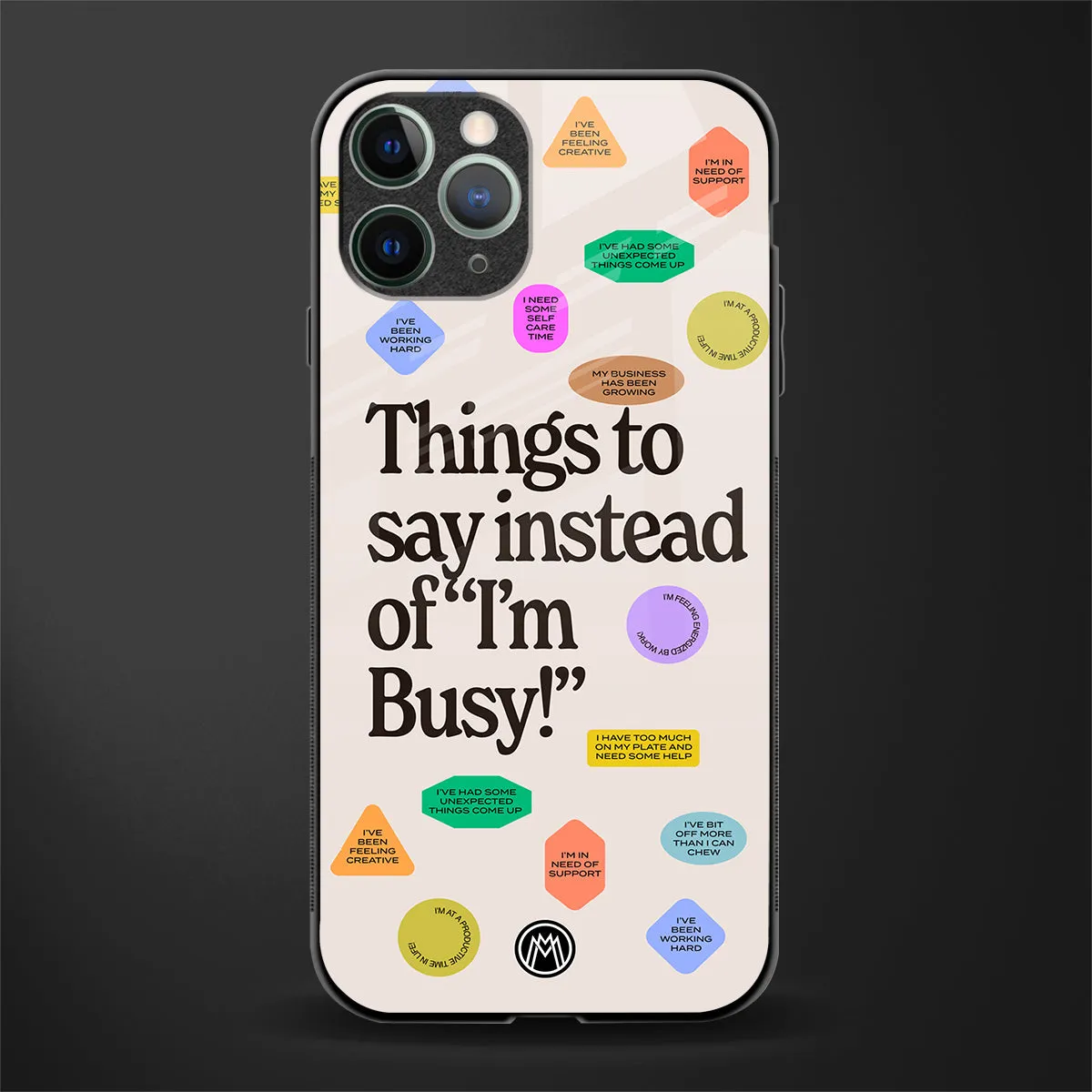 10 Things To Say Phone Case for IPhone 11 Pro Max | Glass Case