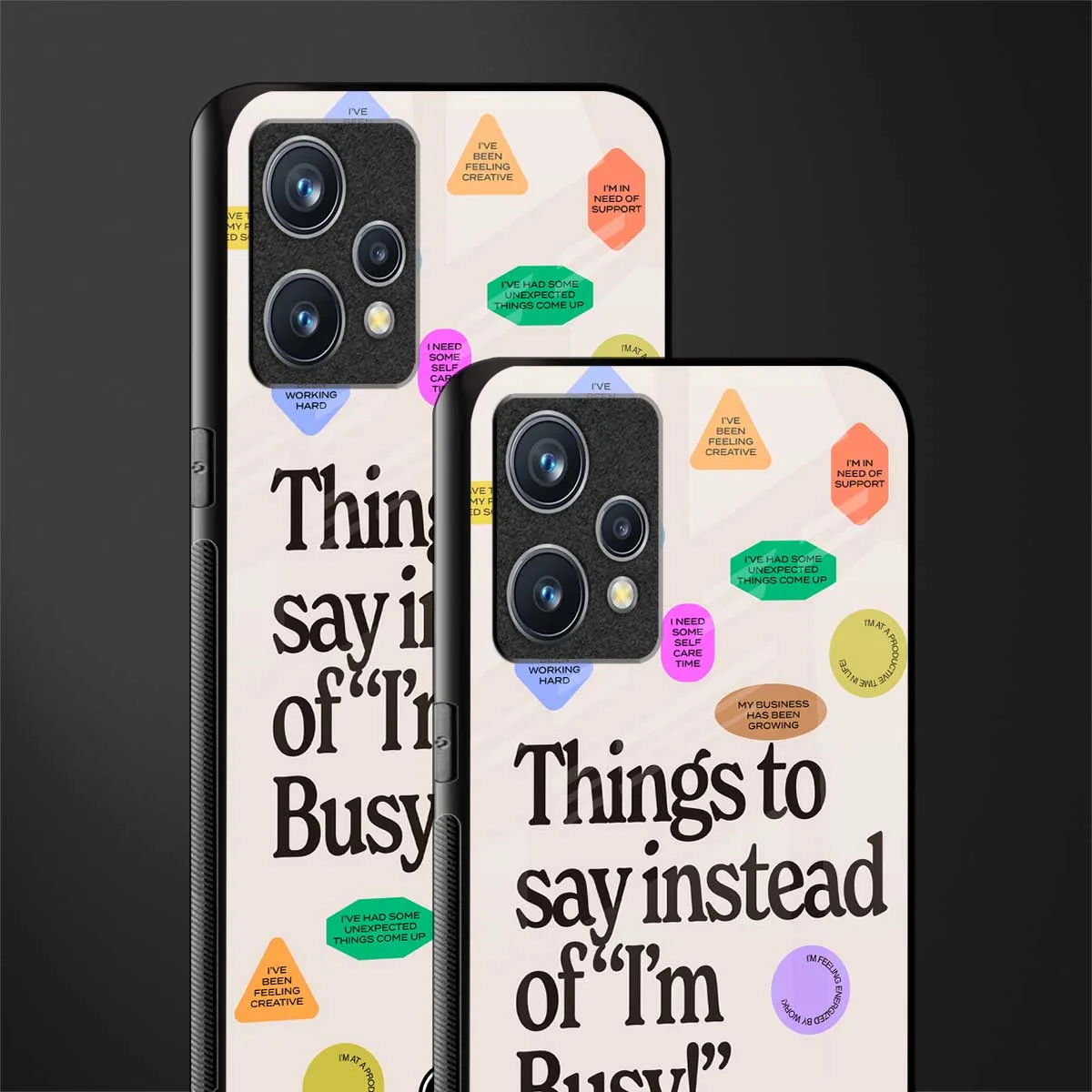 10 Things To Say Phone Case for Realme 9 Pro Plus 5G | Glass Case