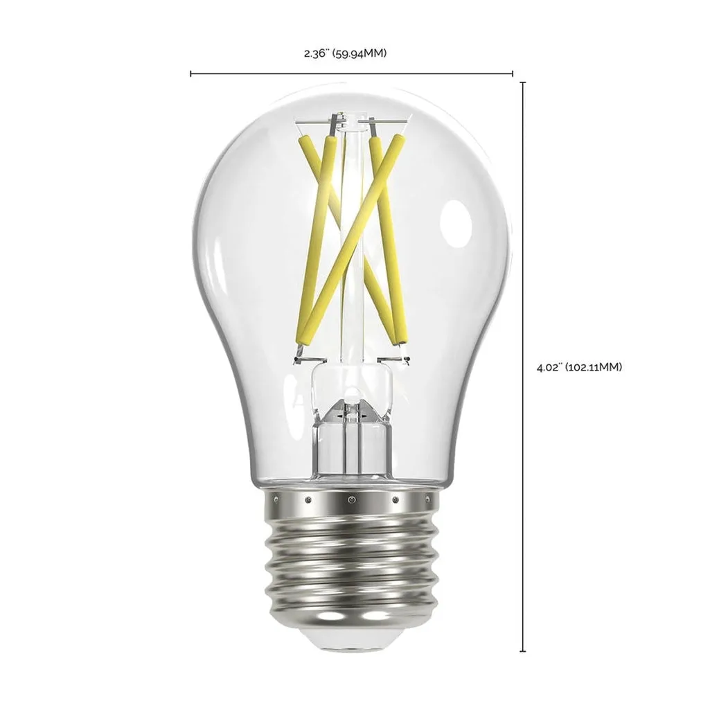 10.5W LED A19 - Clear - Medium Base - 4000K - 90 CRI - 120V - 6-Pack