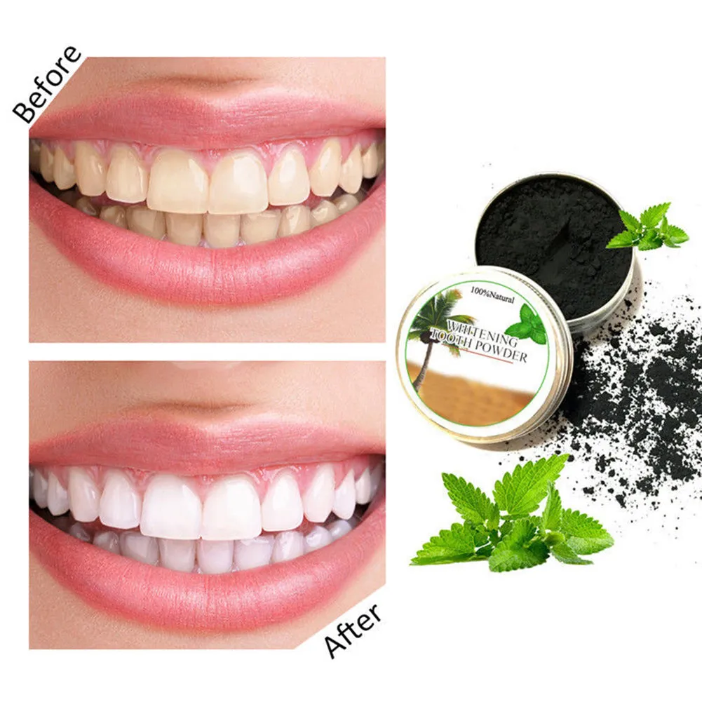 15g Activated Charcoal Teeth Whitening Organic Coconut Shell Powder Oral Care