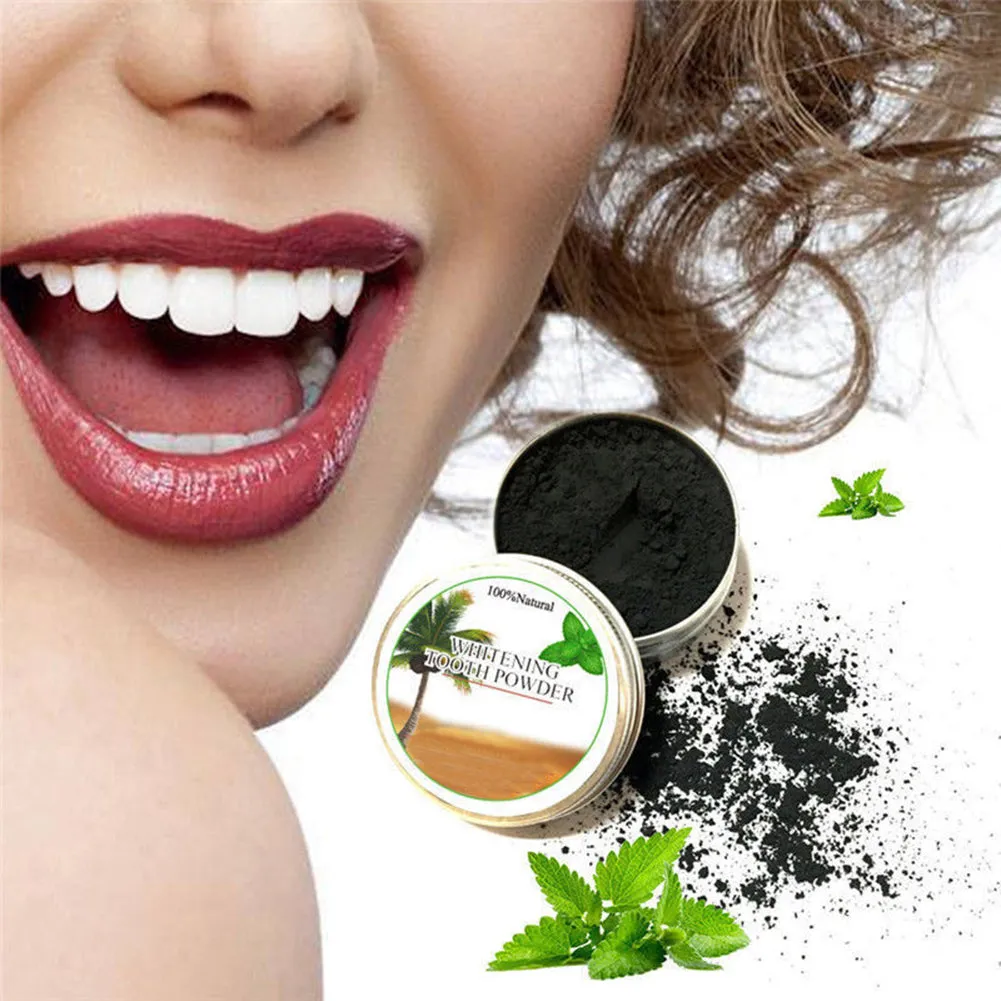 15g Activated Charcoal Teeth Whitening Organic Coconut Shell Powder Oral Care