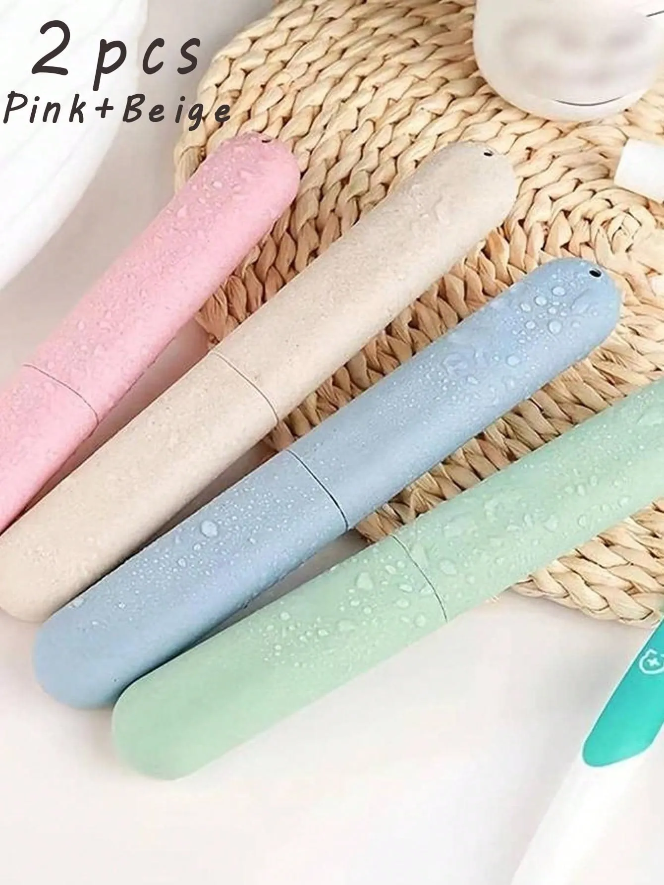 1PC Portable Toothbrush Case, Toothbrush Storage Box For Traveling, Toothbrush Chopsticks Pencil Box, Dust-Proof Brushes Protector