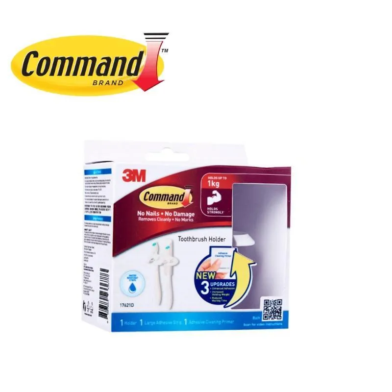 3M Command Toothbrush Holder (With Primer) 1 Kg