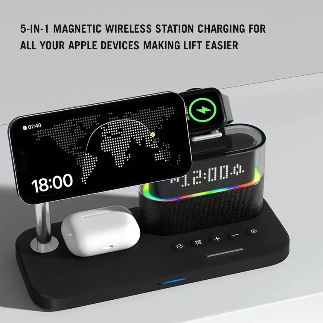 5-in-1 Magnetic Wireless Charging Station