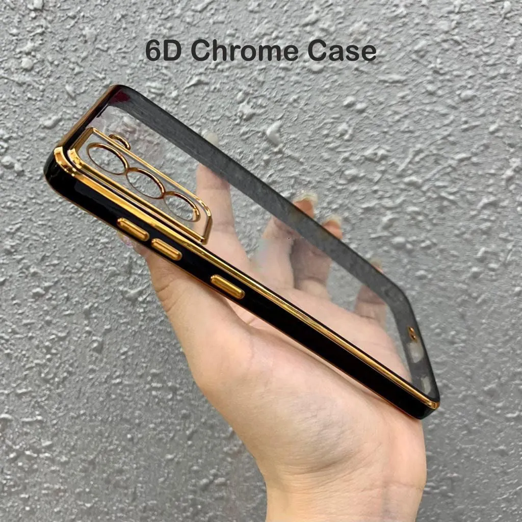 6D Golden Chrome Case For Oppo