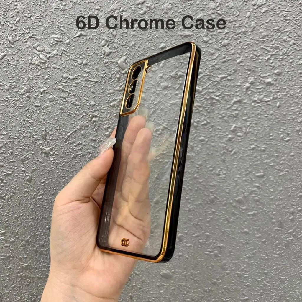 6D Golden Chrome Case For Redmi