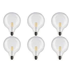 6W G40 LED - Clear - Medium base - 90 CRI - 2700K - 120V - 6PK