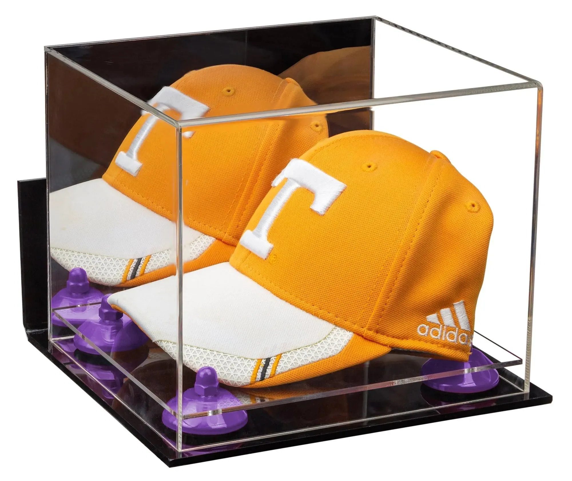 Acrylic Baseball Cap Display Case - Mirror Wall Mounts (V21/A006)