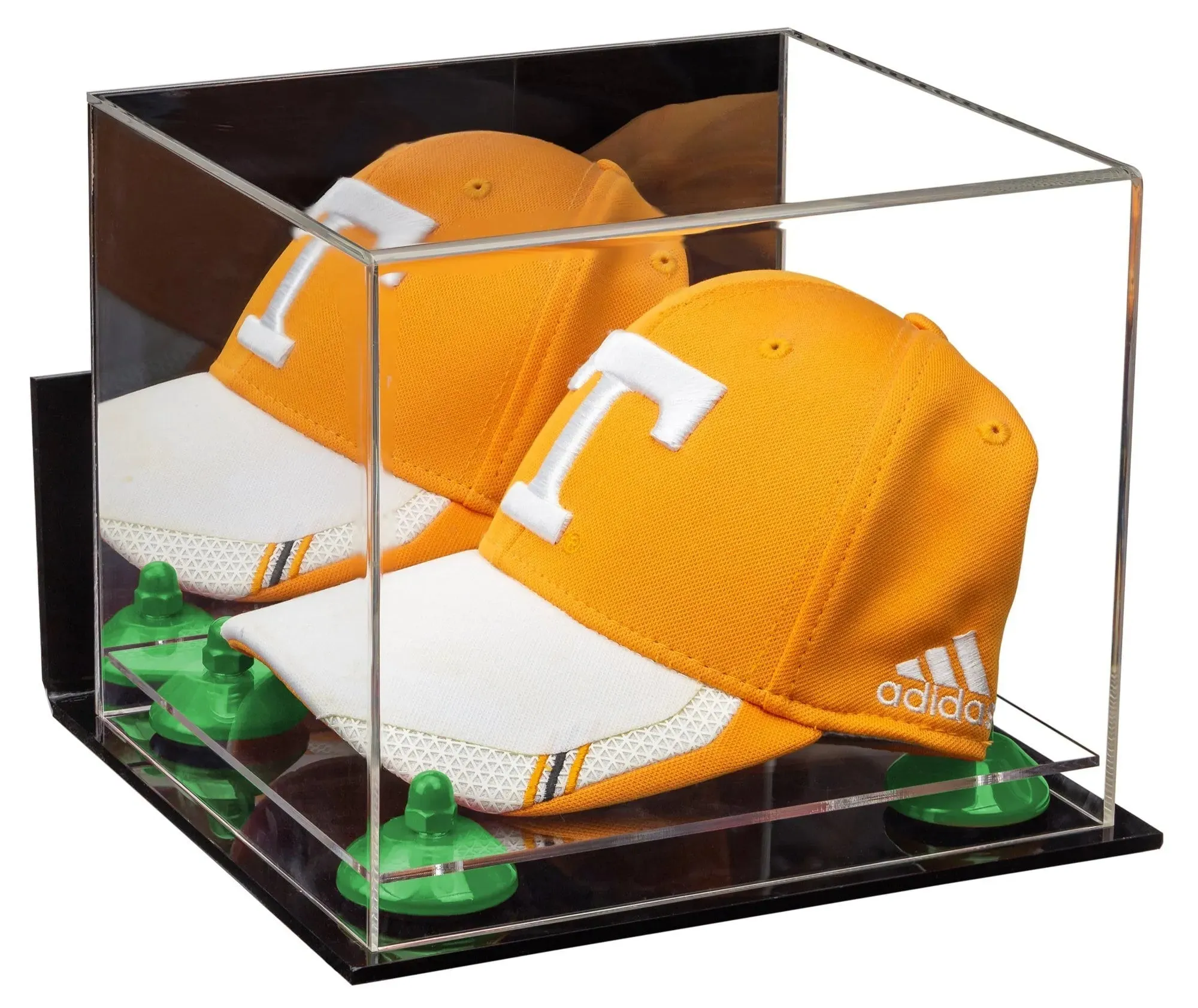 Acrylic Baseball Cap Display Case - Mirror Wall Mounts (V21/A006)