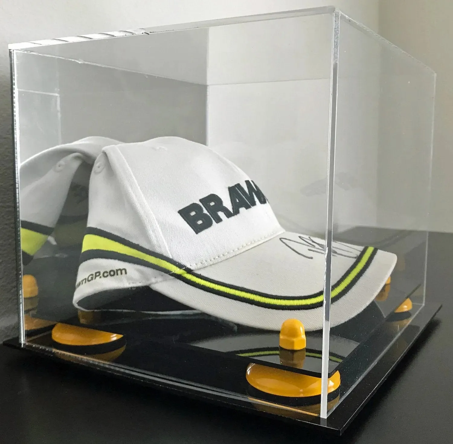 Acrylic Baseball Cap Display Case - Mirror Wall Mounts (V21/A006)