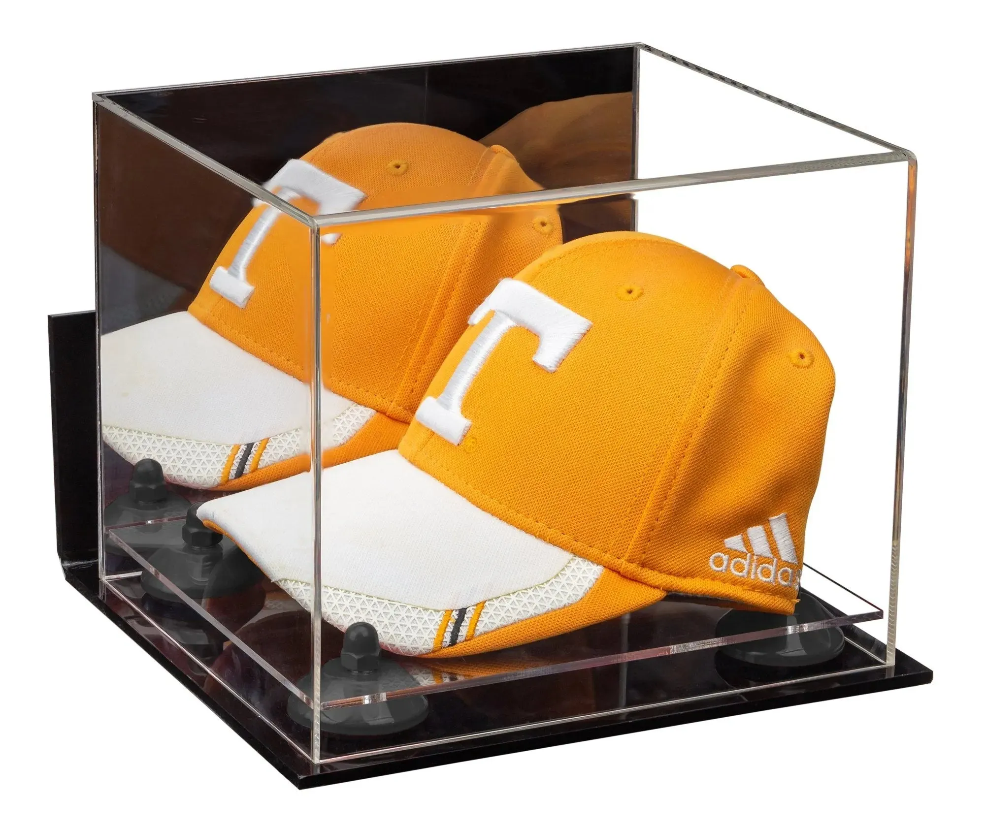 Acrylic Baseball Cap Display Case - Mirror Wall Mounts (V21/A006)