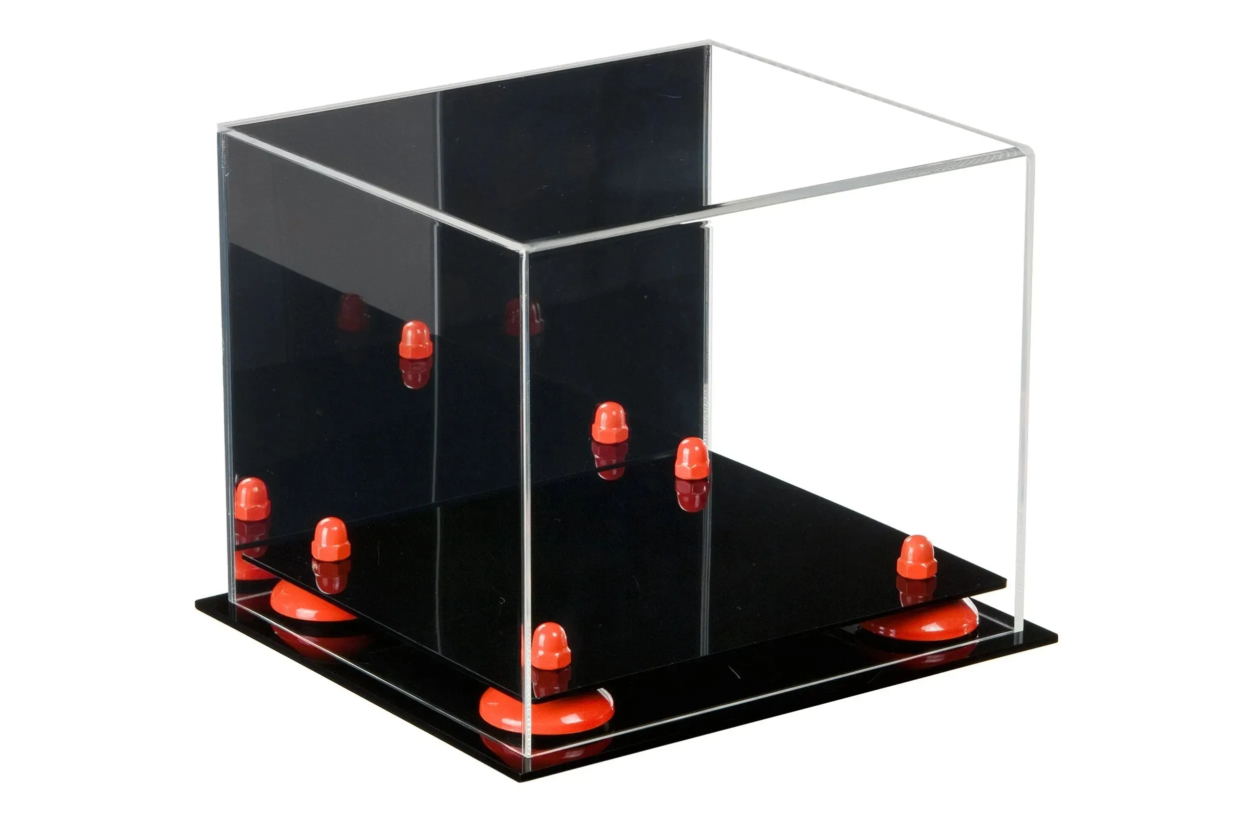 Acrylic Baseball Cap Display Case - Mirror Wall Mounts (V21/A006)