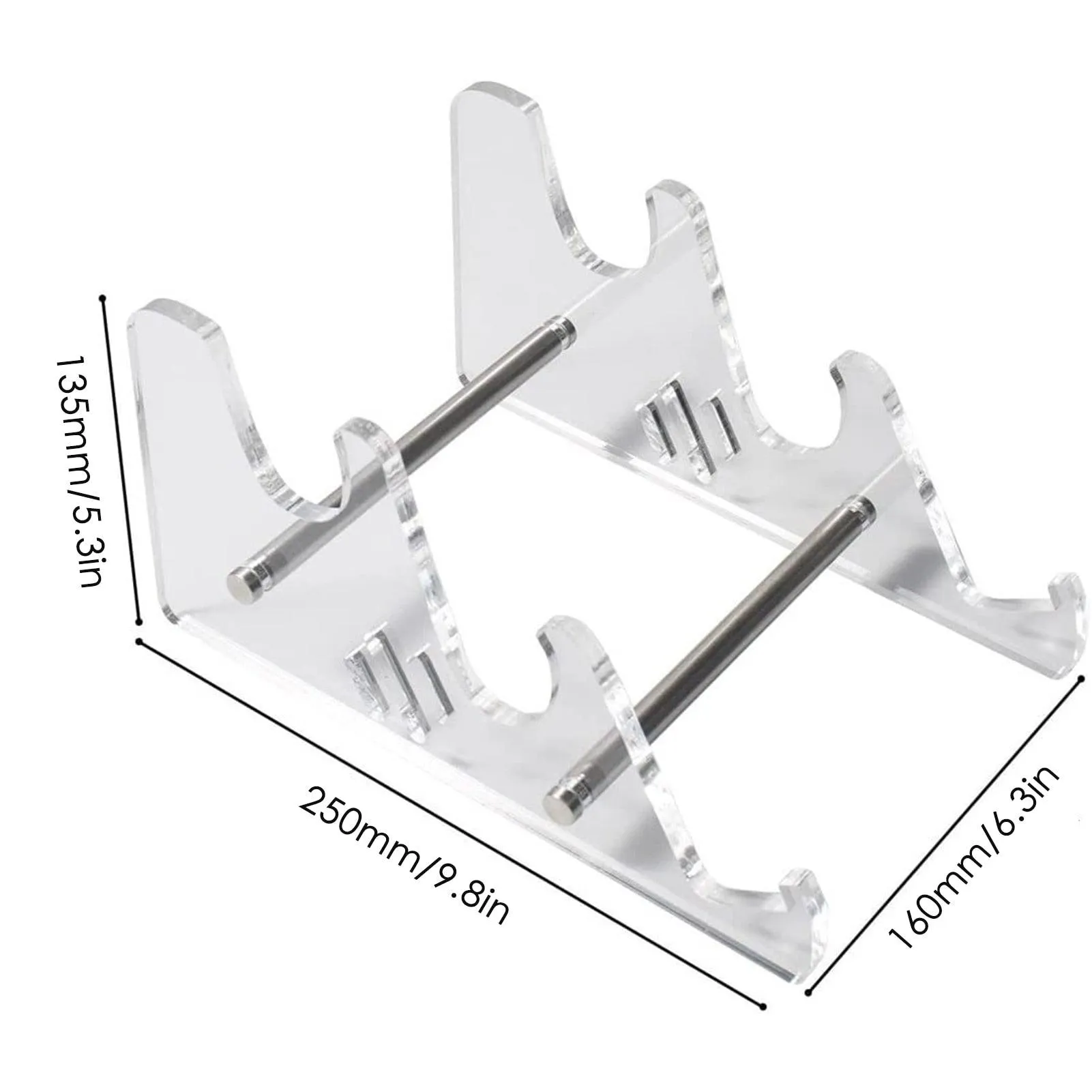 Acrylic Keyboard Stand 3-Tier Display Holder