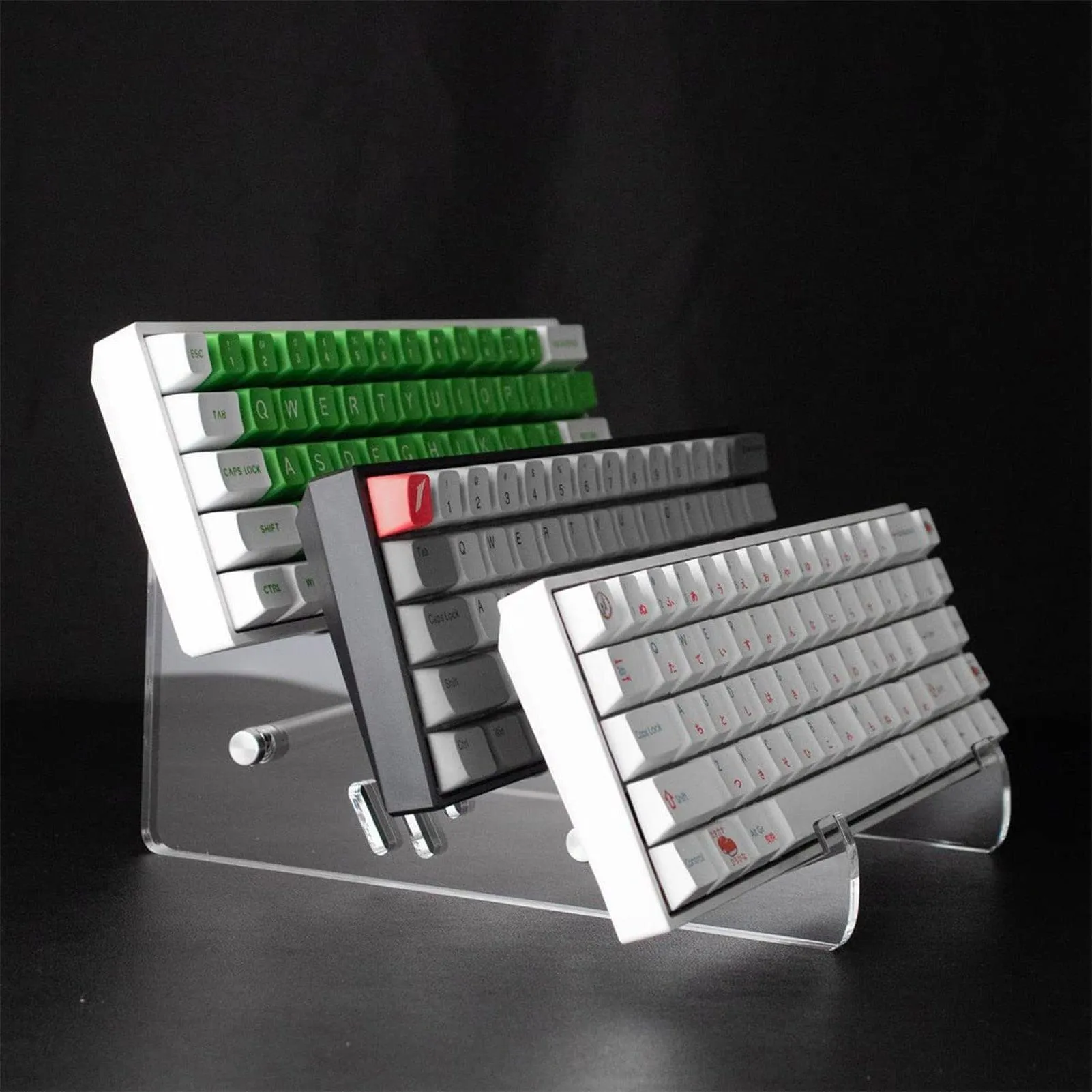 Acrylic Keyboard Stand 3-Tier Display Holder