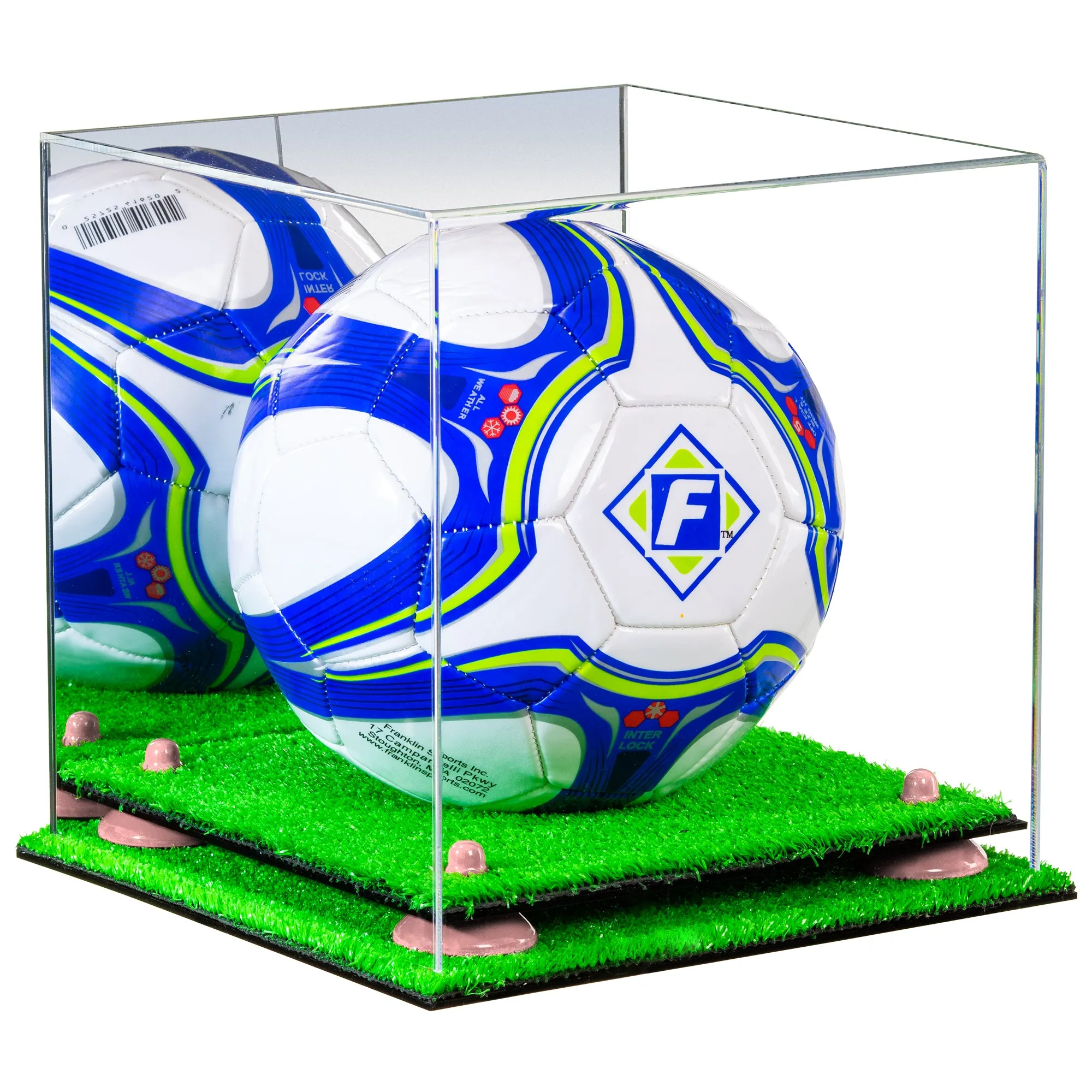 Acrylic Soccer Ball Display Case - Mirror (B02/A027)