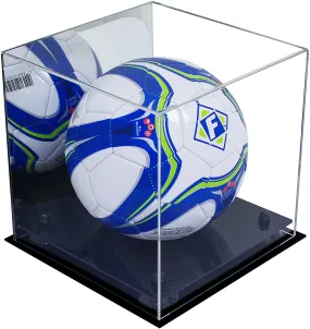 Acrylic Soccer Ball Display Case - Mirror (B02/A027)