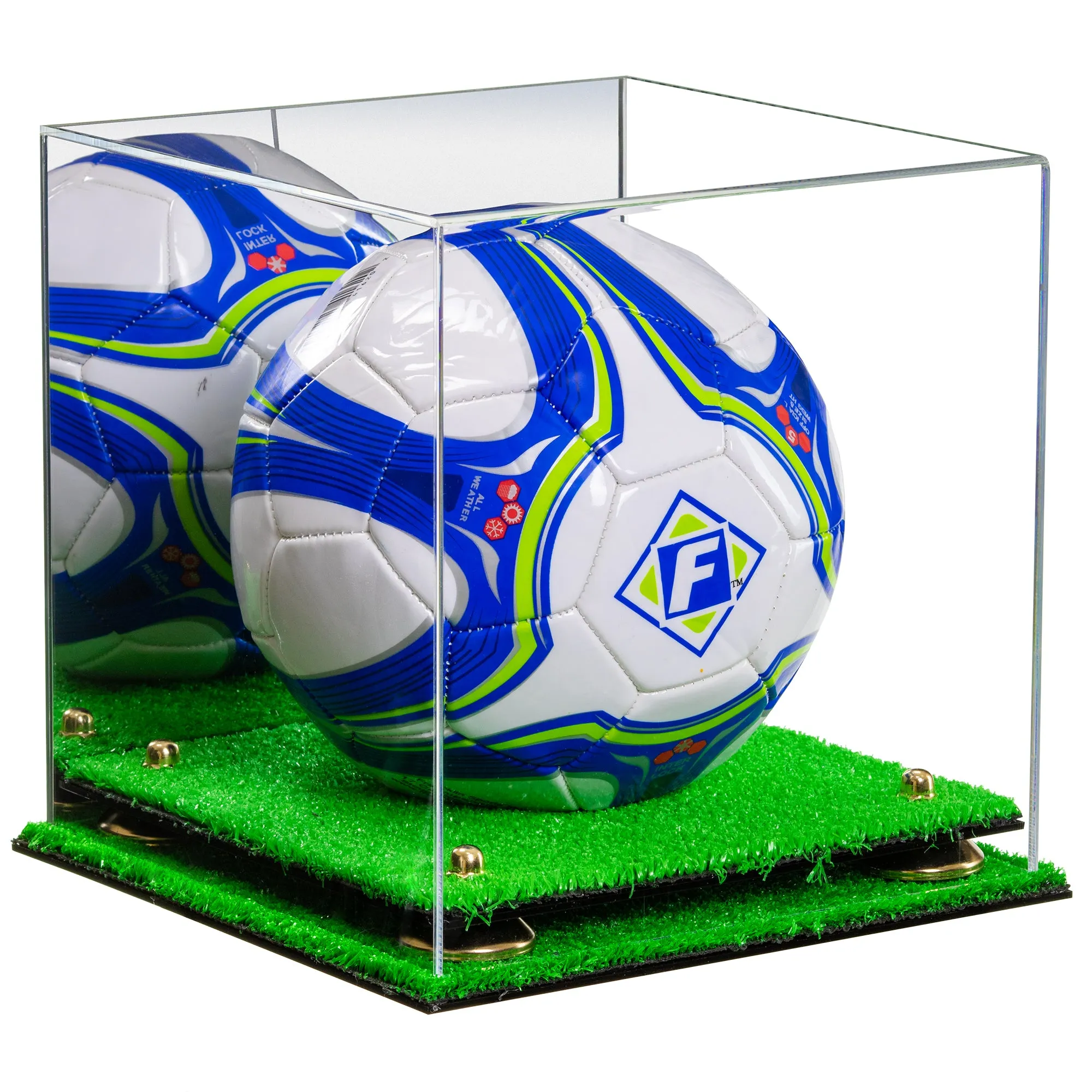 Acrylic Soccer Ball Display Case - Mirror (B02/A027)