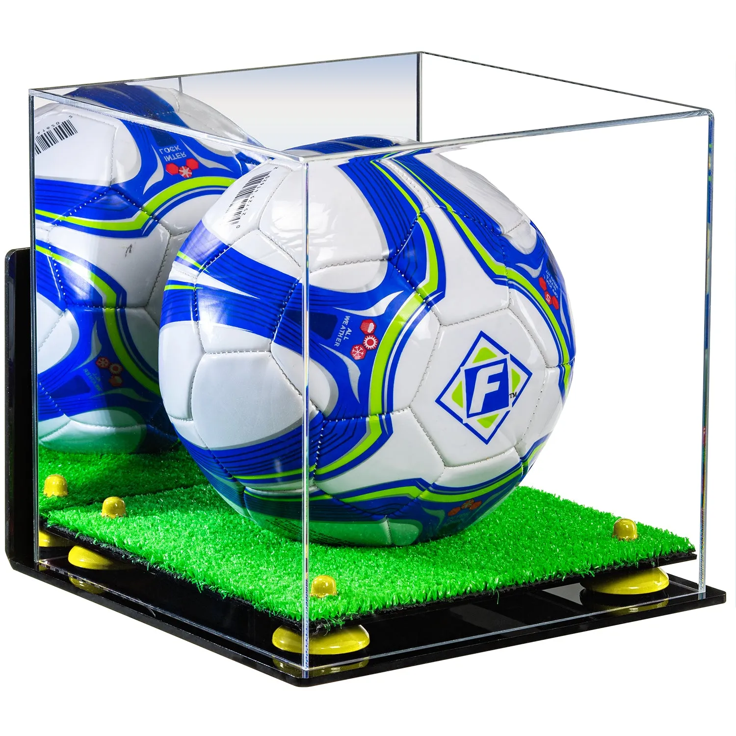 Acrylic Soccer Ball Display Case - Mirror (B02/A027)