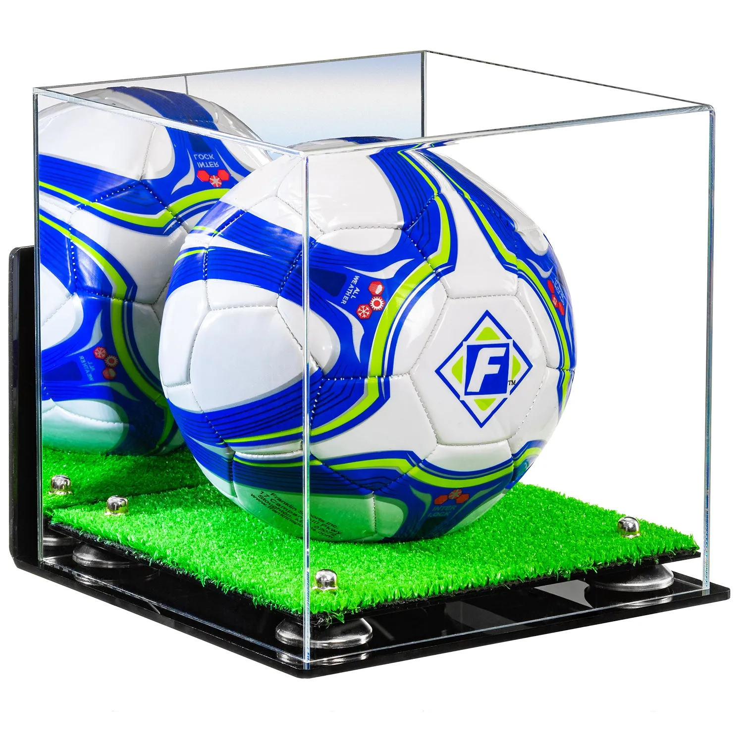 Acrylic Soccer Ball Display Case - Mirror (B02/A027)