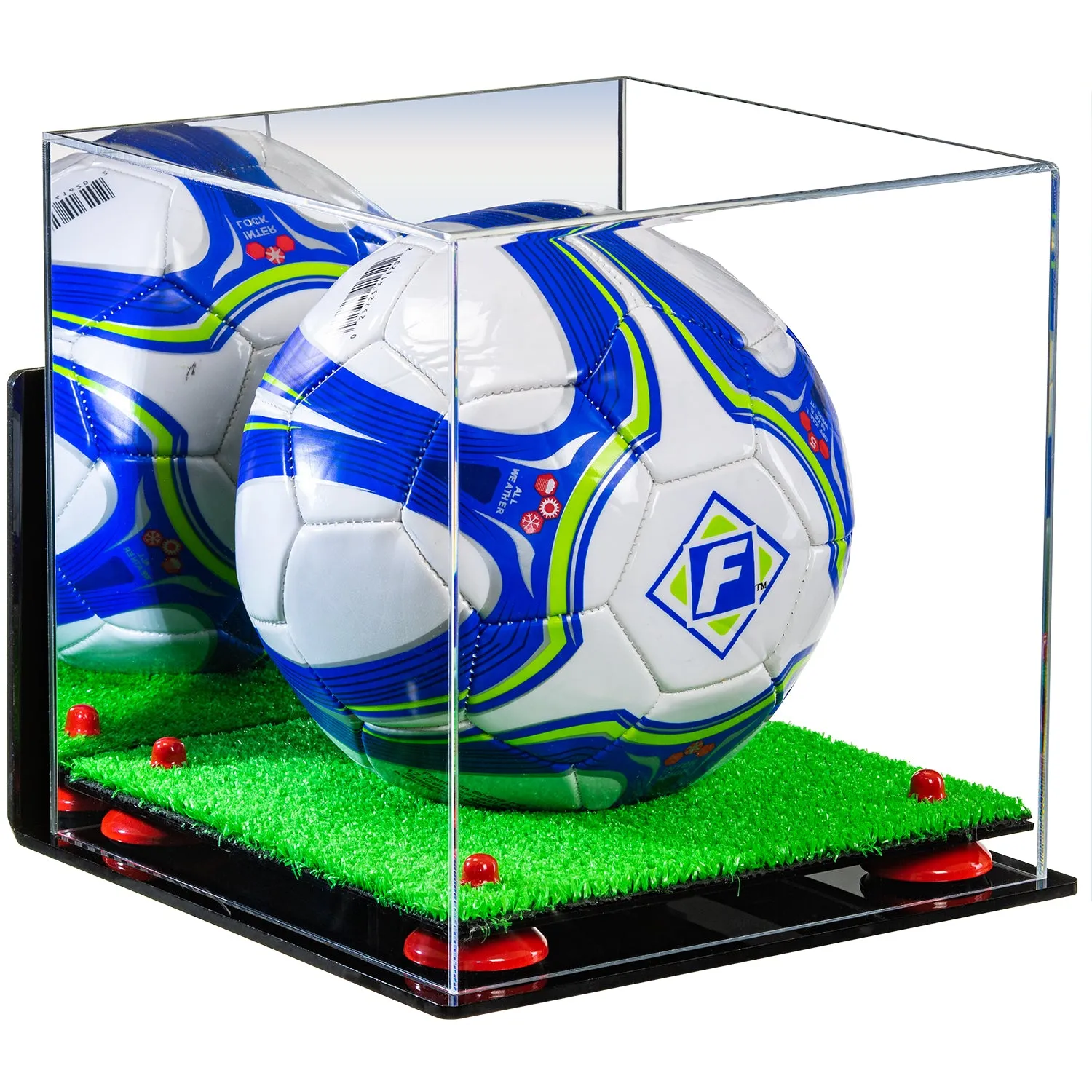 Acrylic Soccer Ball Display Case - Mirror (B02/A027)