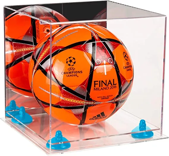 Acrylic Soccer Ball Display Case - Mirror (B02/A027)