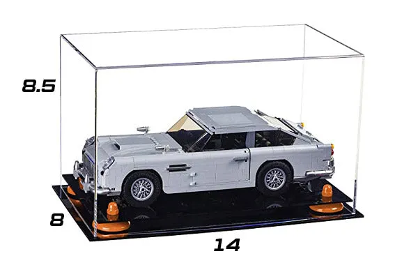 Acrylic Versatile Display Case 14 X 8 X 8.5 Mirror Wall Mounts (A011/V16)