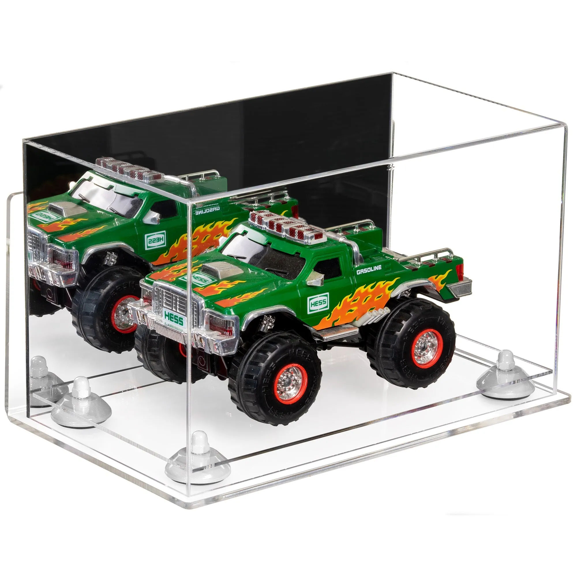 Acrylic Versatile Display Case 14 X 8 X 8.5 Mirror Wall Mounts (A011/V16)