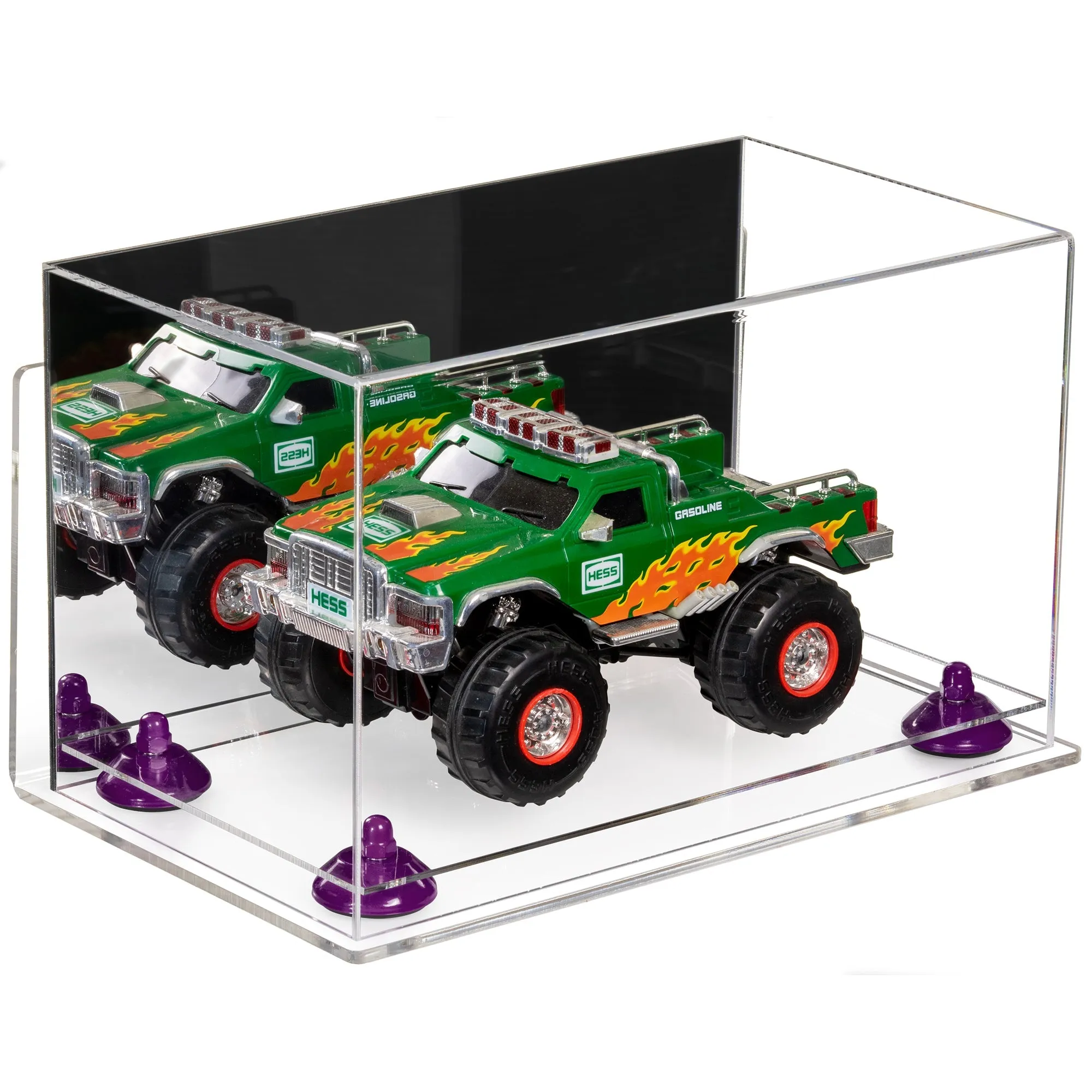 Acrylic Versatile Display Case 14 X 8 X 8.5 Mirror Wall Mounts (A011/V16)