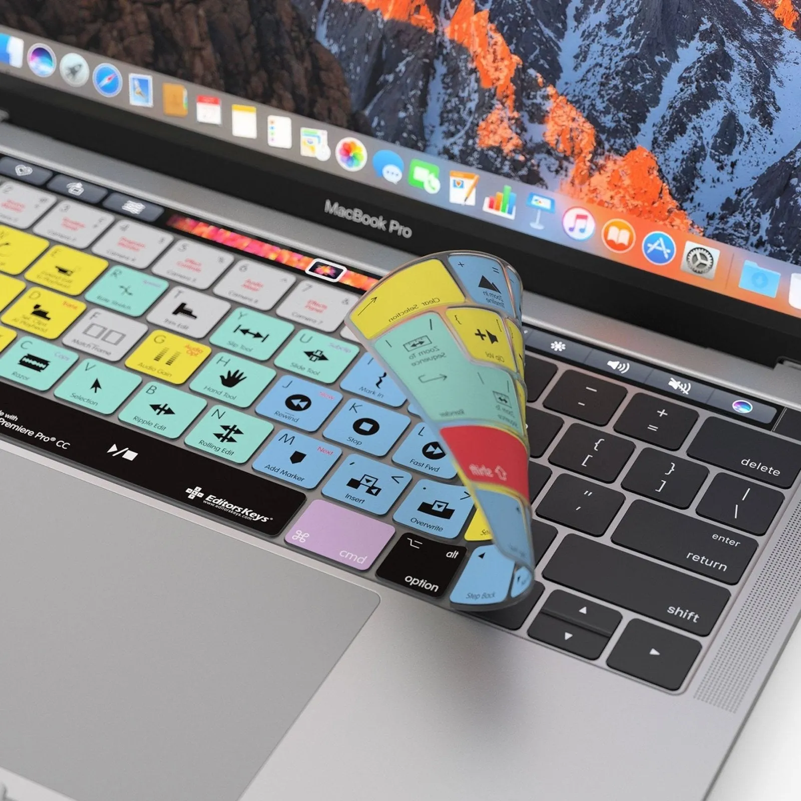 Adobe Premiere Keyboard Covers for MacBook and iMac