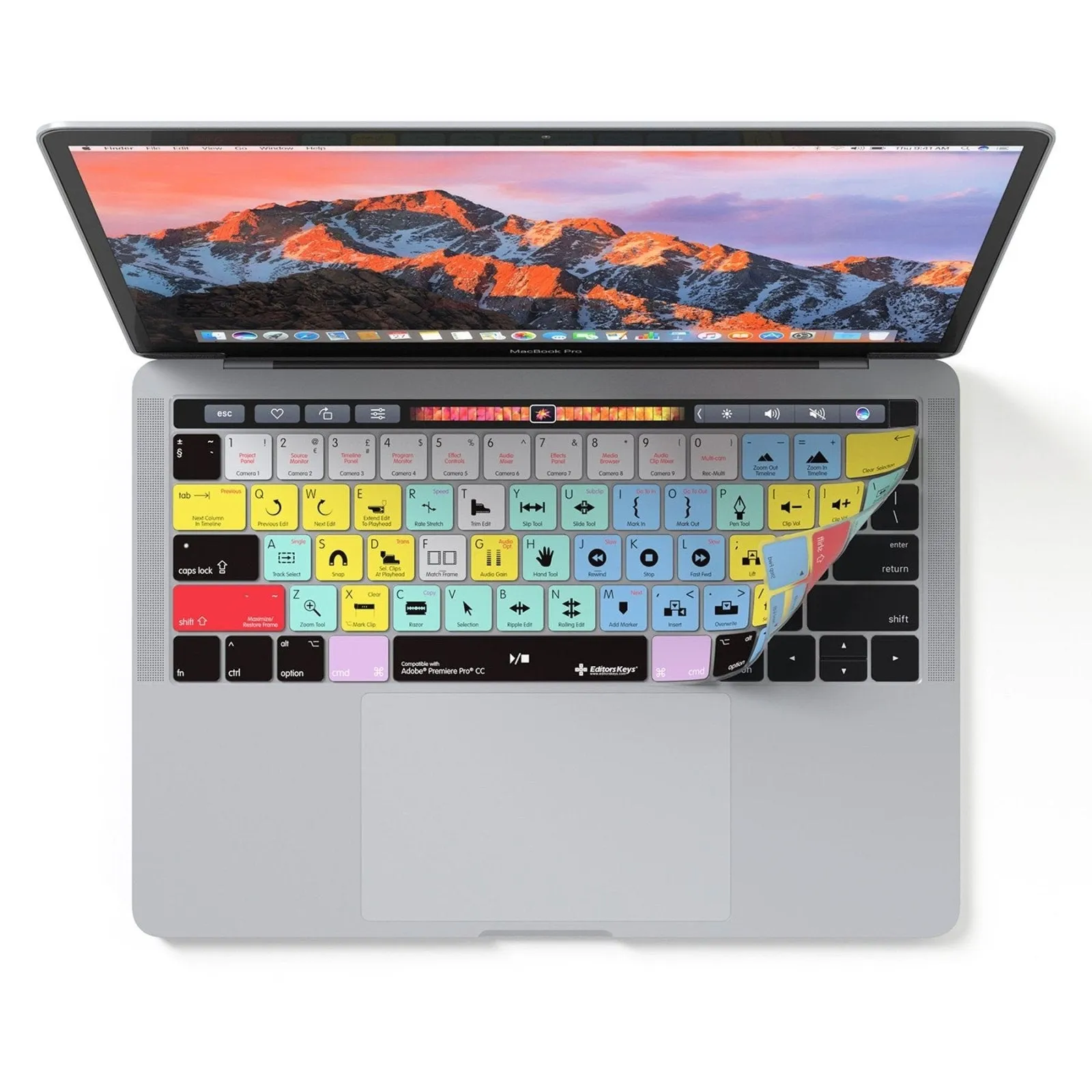 Adobe Premiere Keyboard Covers for MacBook and iMac