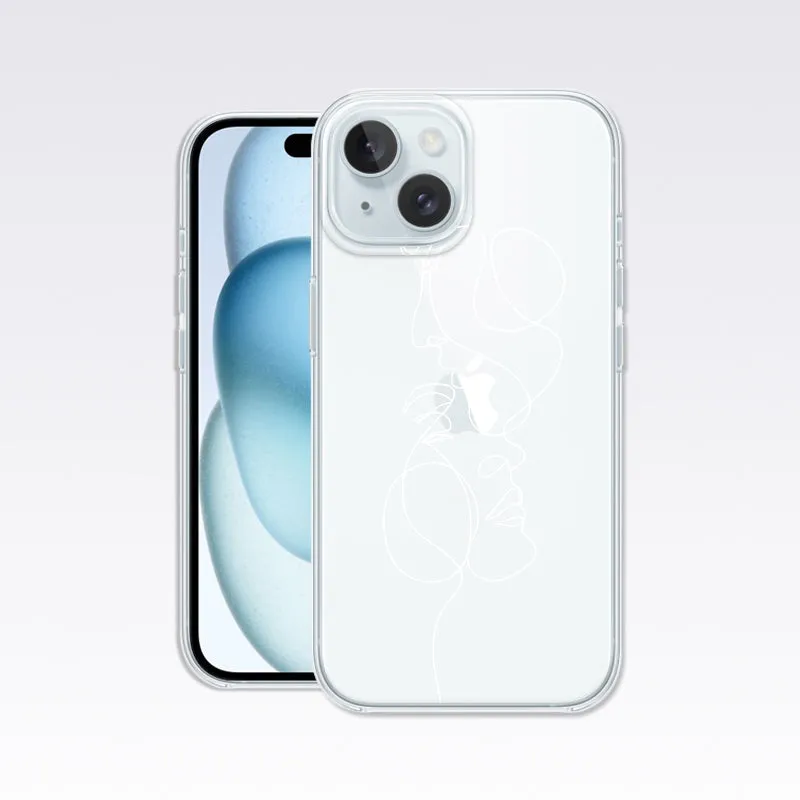 Aesthetic Face Line Clear Silicon Cover