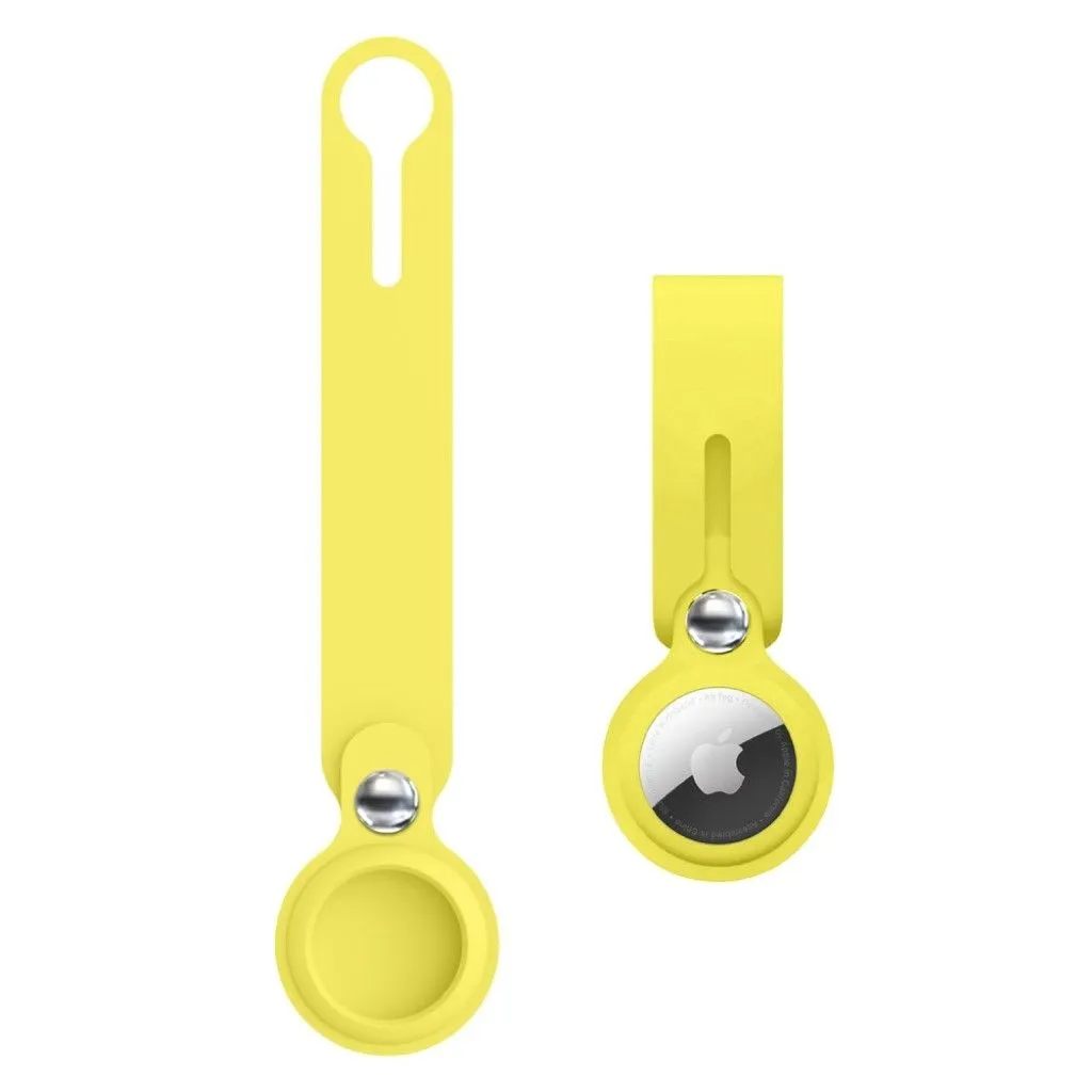 AirTags long strap silicone cover - Yellow