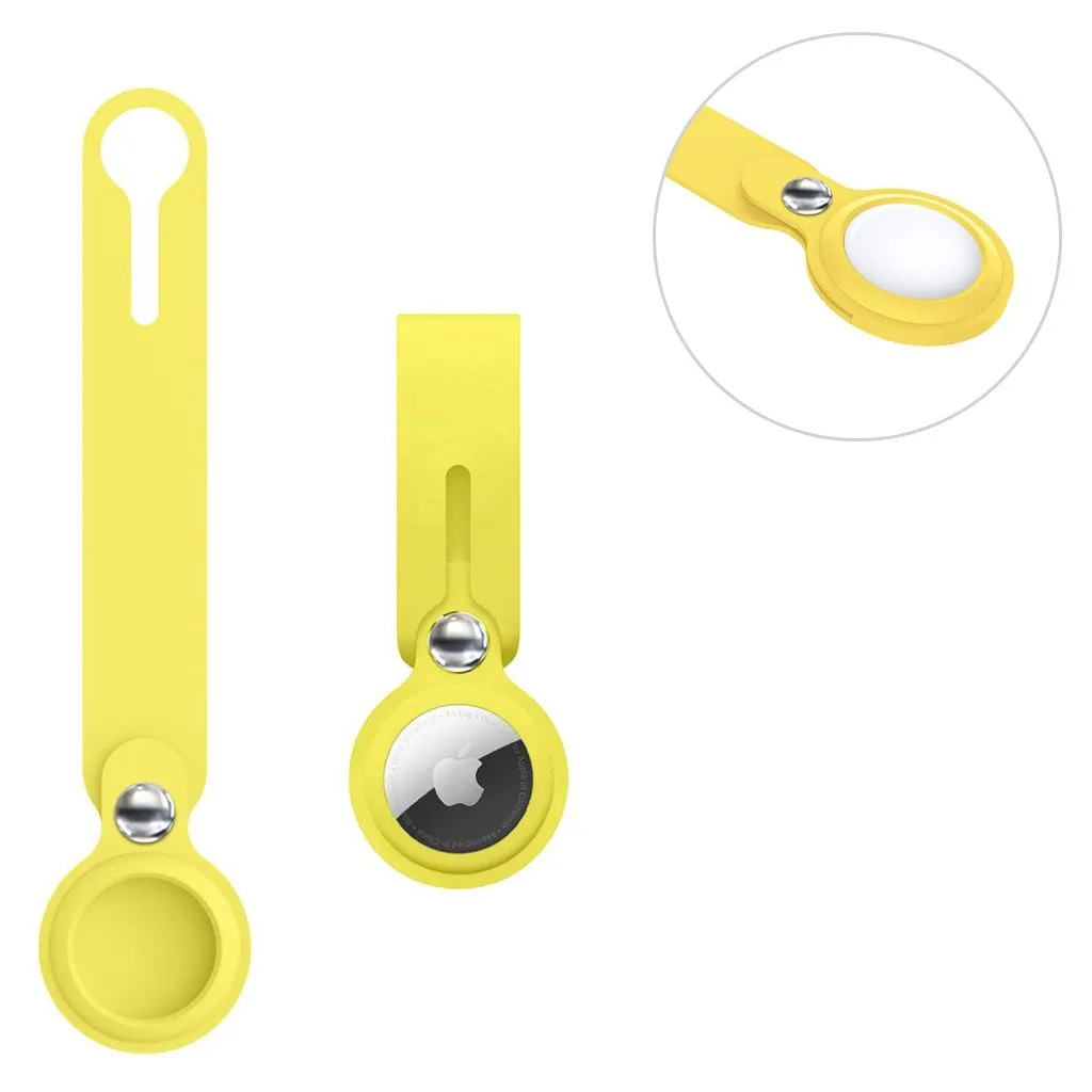 AirTags long strap silicone cover - Yellow