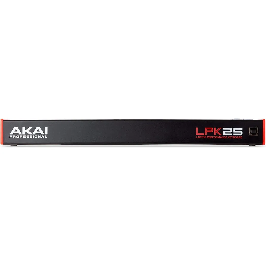 AKAI Professional LPK25 USB MIDI Keyboard Controller with 25 Responsive Synth Keys - Brand New