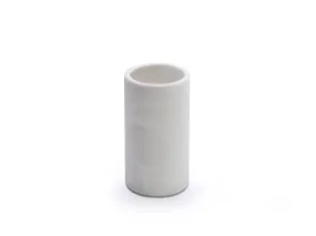 alabaster round tumbler / portaspazzolini tondo | ⌀ 6,5 x h 12 cm