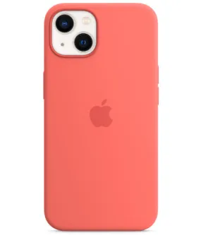 Apple 原廠 iPhone 13 MagSafe Silicone Case 矽膠保護殼 粉紅柚色 - Pink Pomelo - Brand New