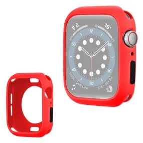 Apple Watch Series 6 / 5 40mm candy color silicone frame - Red / Black