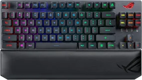 ASUS 華碩 ROG STRIX SCOPE RX TKL Deluxe Wireless 無線電競鍵盤 (青軸)(90MP02J2-BKUA00)