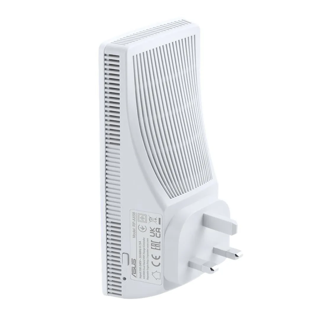 Asus Rp-Ax58 - - Wi-Fi Range Extender - - 1Gbe - Wi-Fi 6 - Dual Band - Wall-Pluggable