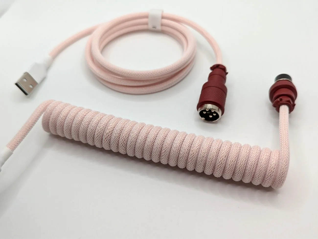 Ausmodshop Coiled Keyboard Cable - Darling