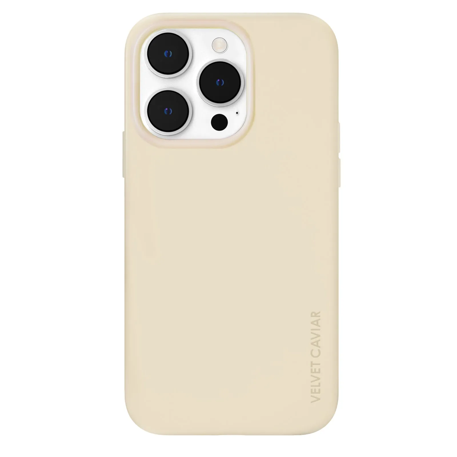 Beige Silicone iPhone Case