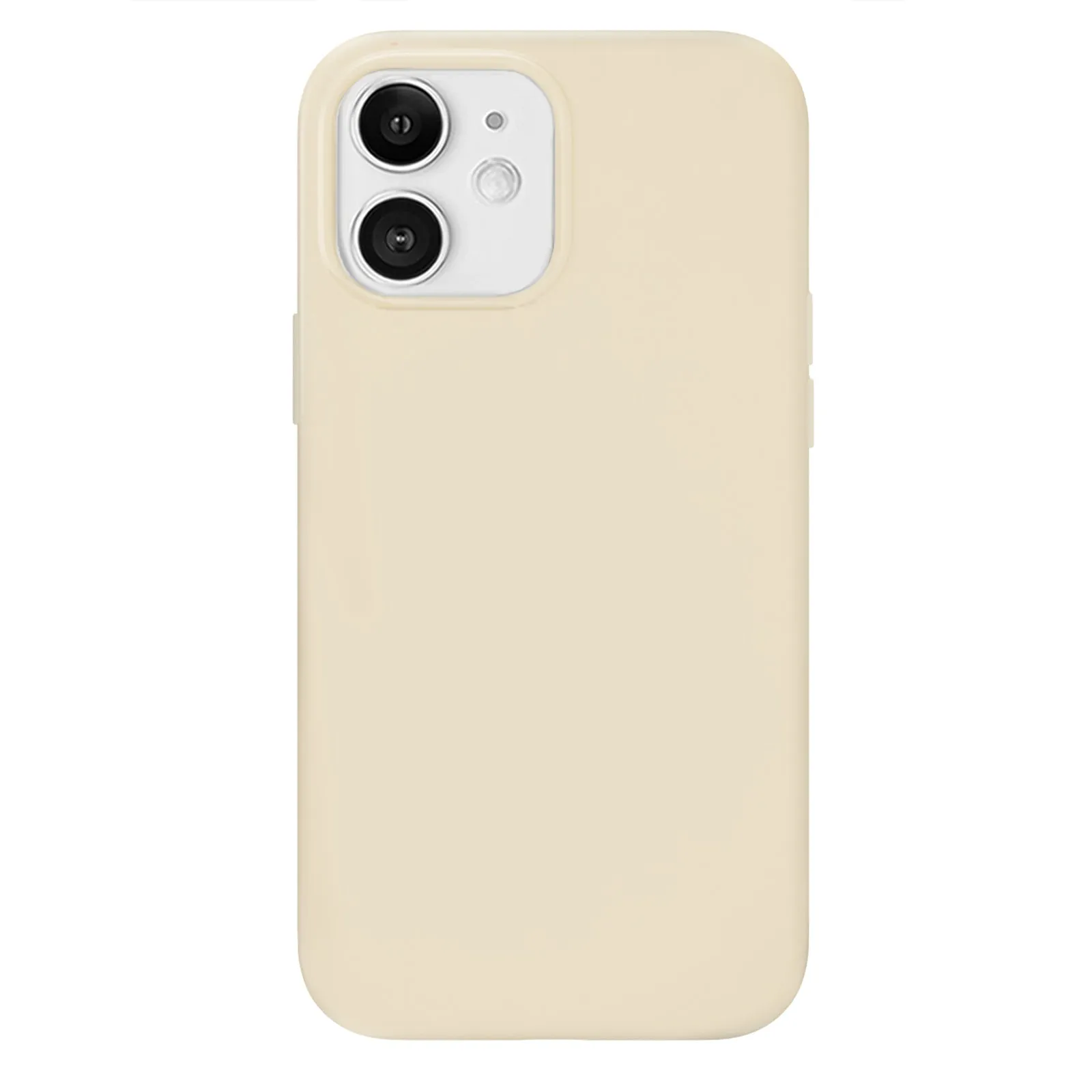 Beige Silicone iPhone Case