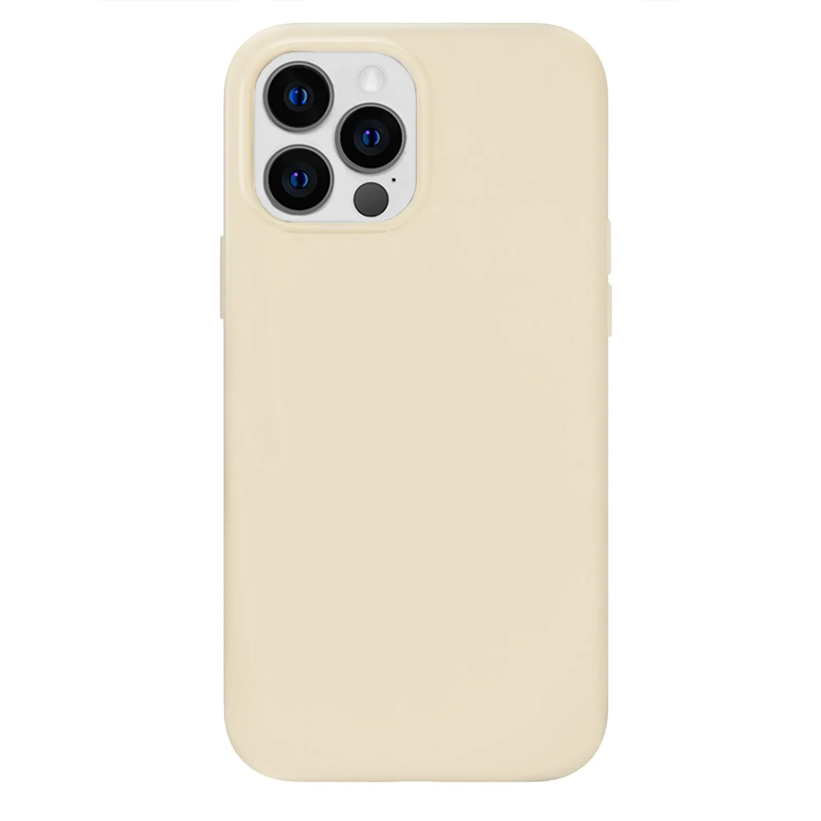 Beige Silicone iPhone Case