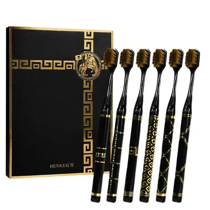 Black Gold Luxury Toothbrush Set