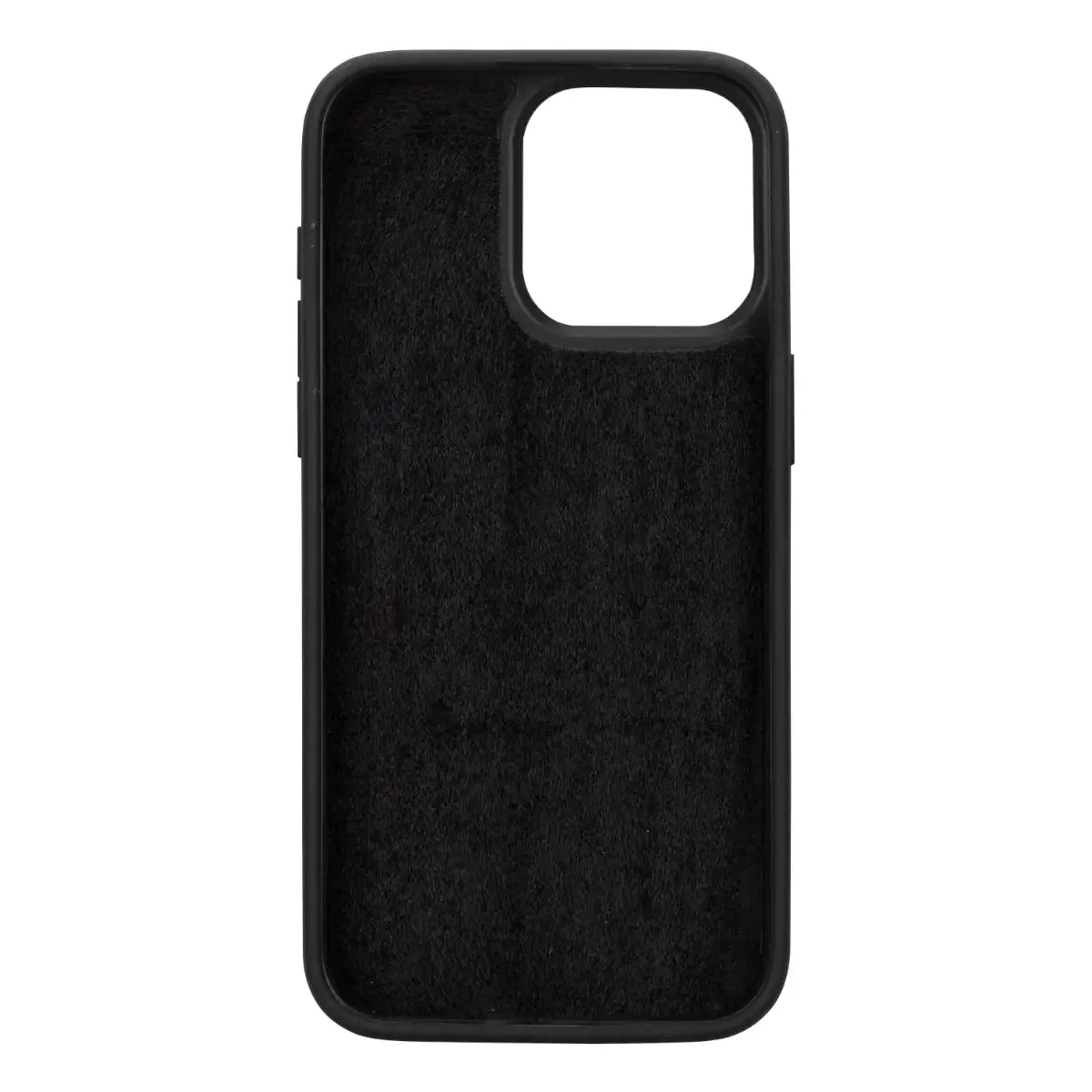 Black Leather iPhone 15 Pro Max Wallet Case