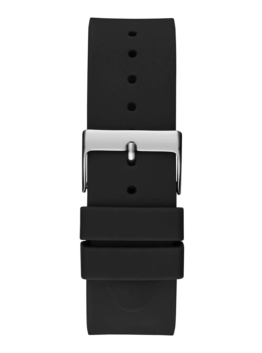 Black Silver Max Silicone Watch