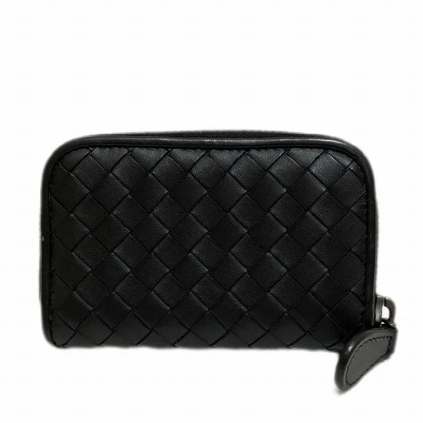 Bottega Veneta Leather Coin Case Unisex